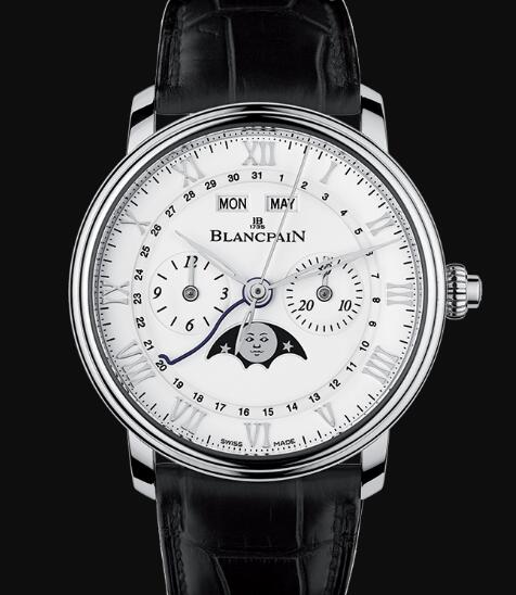 Review Blancpain Villeret Watch Price Review Chronographe Monopoussoir Replica Watch 6685 1127 55B